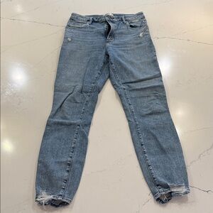 Abercrombie & Fitch Super Skinny Ankle High Rise Jeans